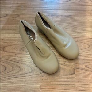 Tan Slip-On Leather Shoes